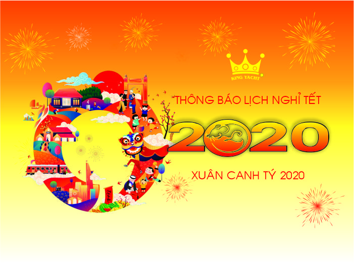 Du Thuyền King Yacht thông báo lịch nghỉ Tết