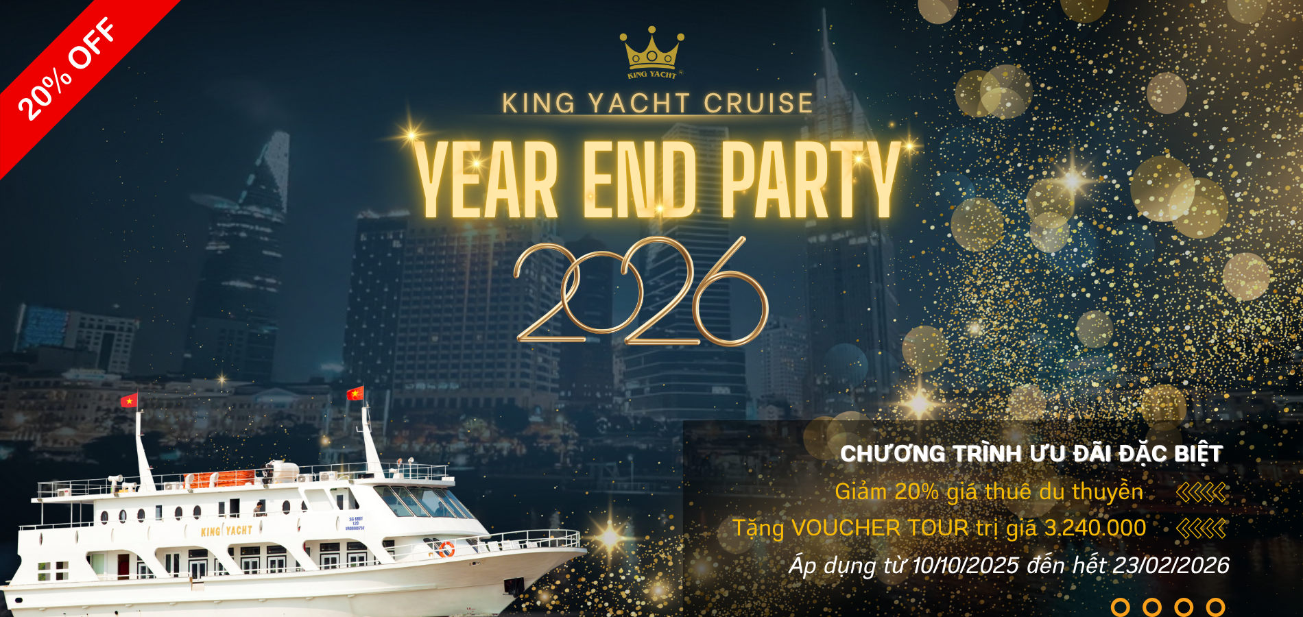 TIỆC TẤT NIÊN TRÊN DU THUYỀN NĂM 2026